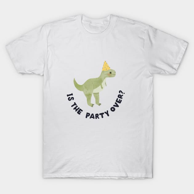 Party Dinasour T-Shirt by chiarodiluna